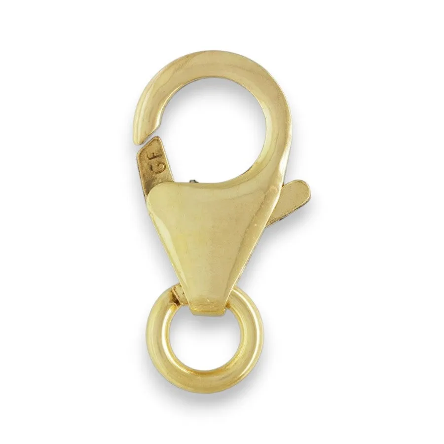 🆕🔗 Lobster Clasp / Cartier Clasp with Open Jump Ring in 14ct Yellow Gold Filled