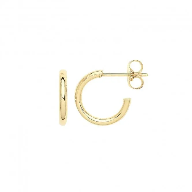 9ct Yellow Gold Hoop Earrings ER1190