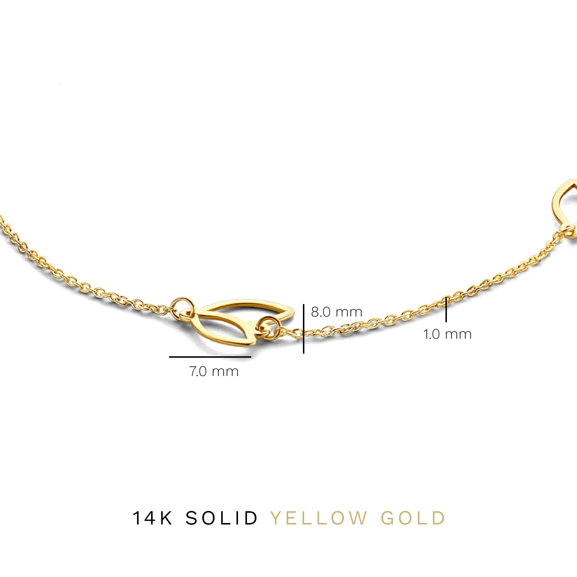 Belleville Noémi 14 karat gold bracelet