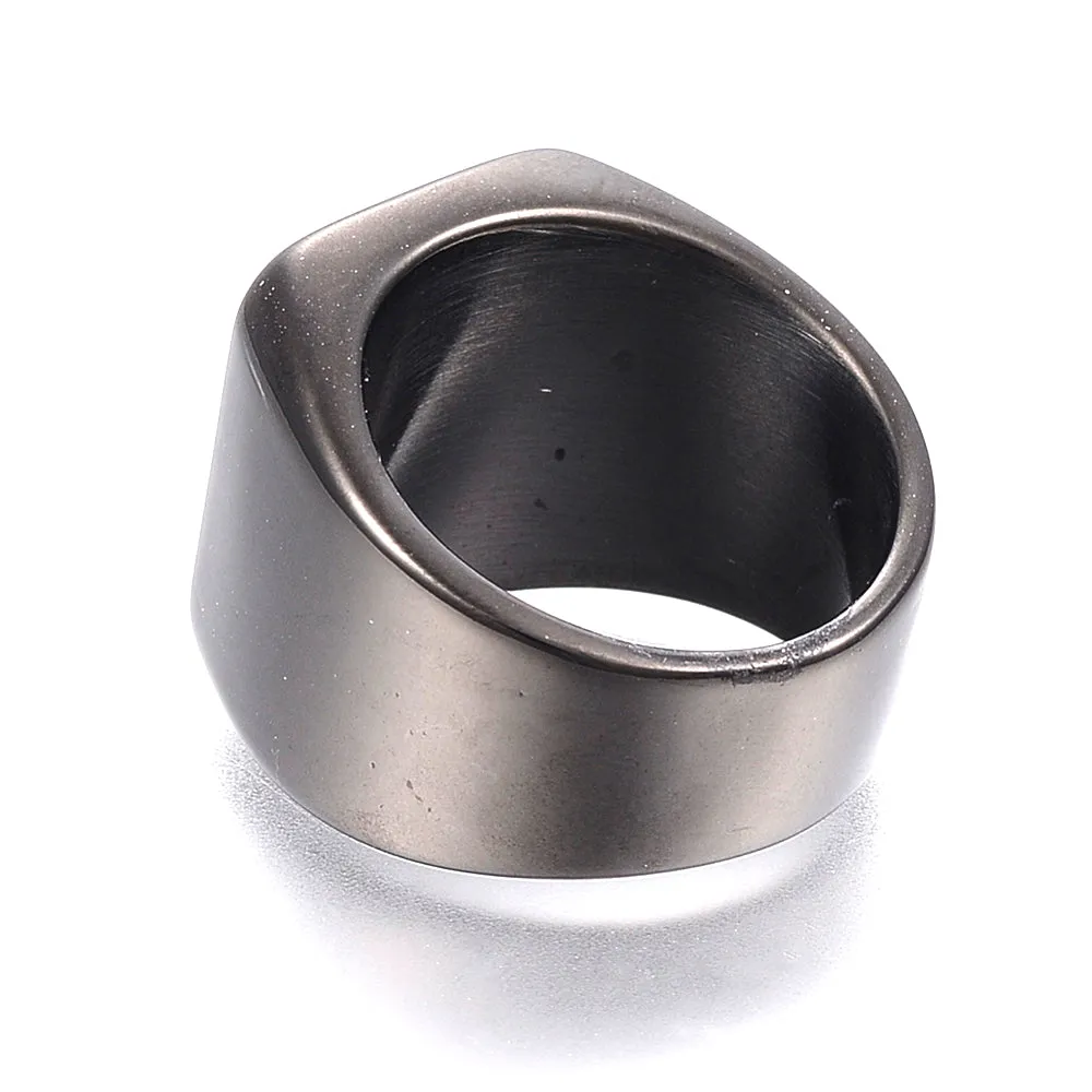 Black Steel Ring