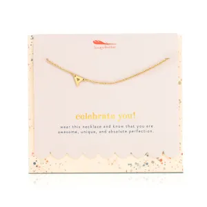 Celebrate You! Initial Necklace & Envelope