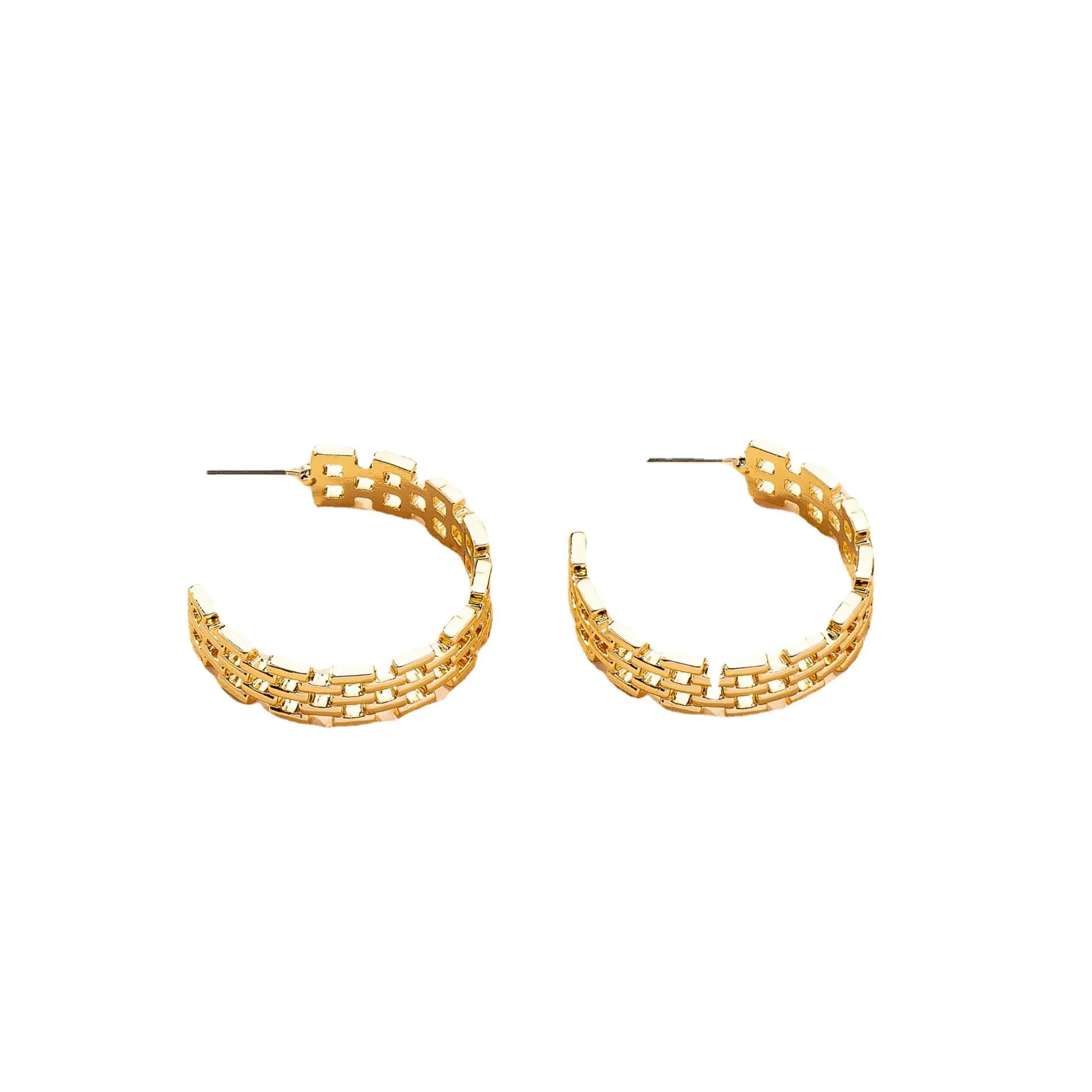 Chic Metal Chain Earrings from Vienna Verve Collection