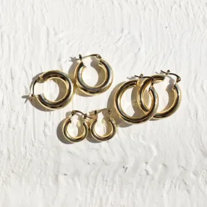 Classic Gold Hoops