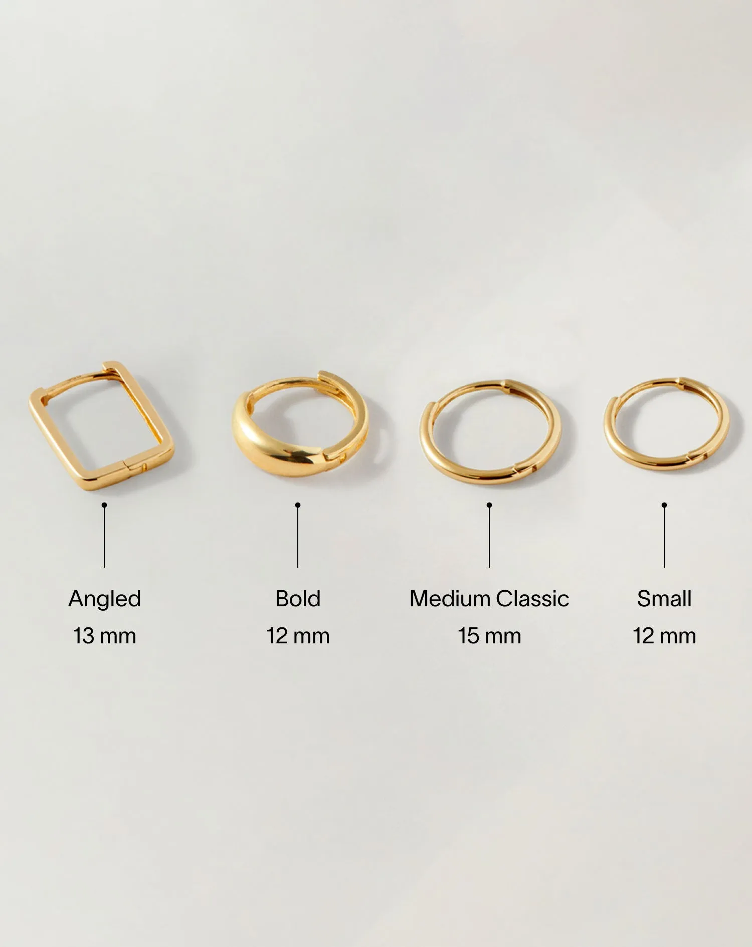 Classic Gold Huggie Earrings