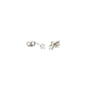 Classic Round Diamond Stud Earrings