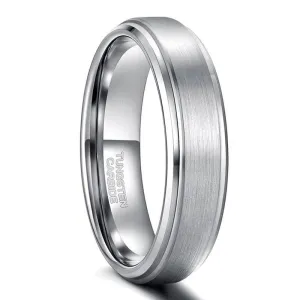 Classic Tungsten Carbide Men's Wedding Band