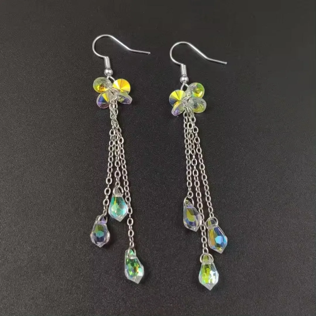 Crystal Dangle Earrings