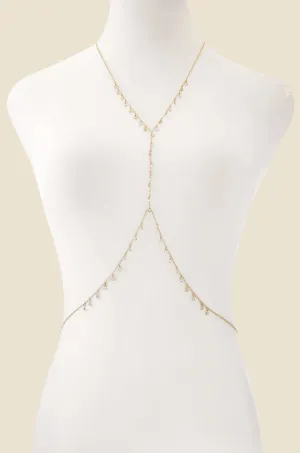 Crystal Fringe Body Chain