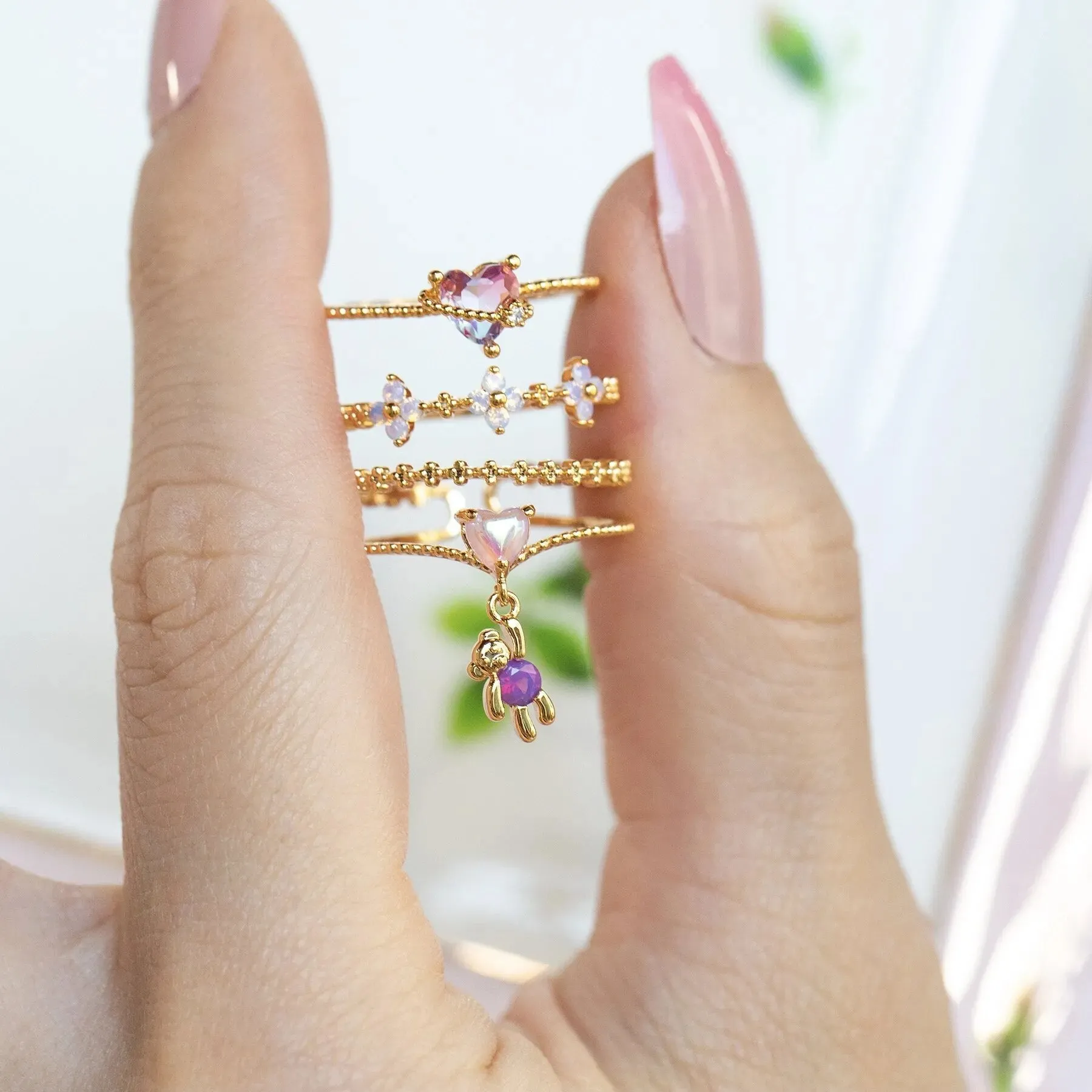 Dainty Stacking Babydoll Rings