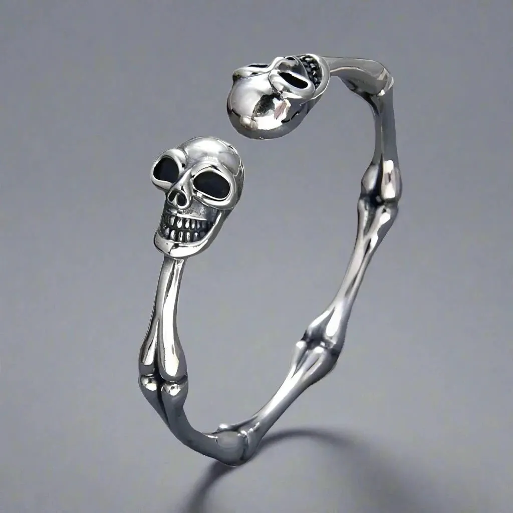 Dark Skull Punk Bracelet