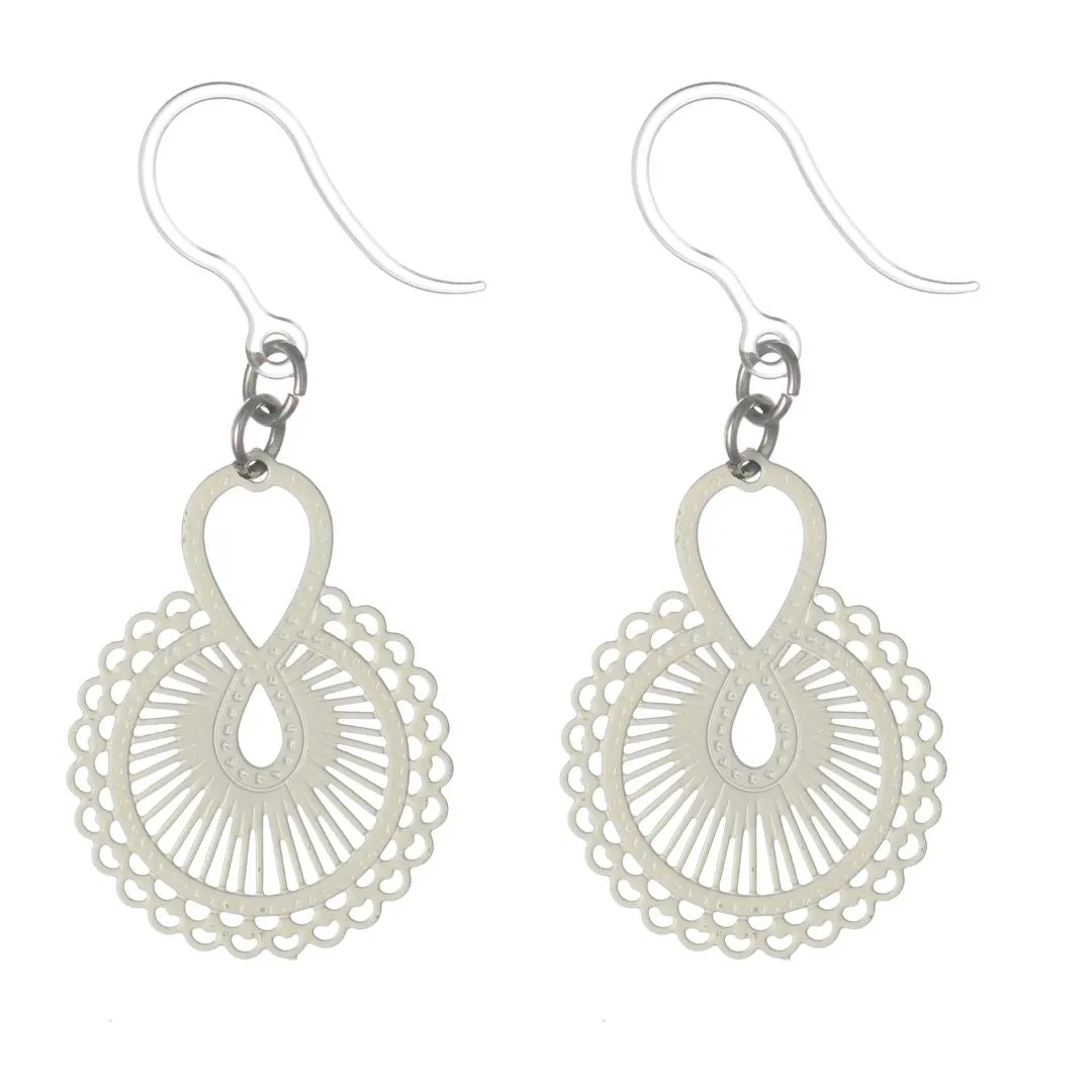 Decorative Gourd Dangles Hypoallergenic Earrings for Sensitive Ears Made with Plastic Posts