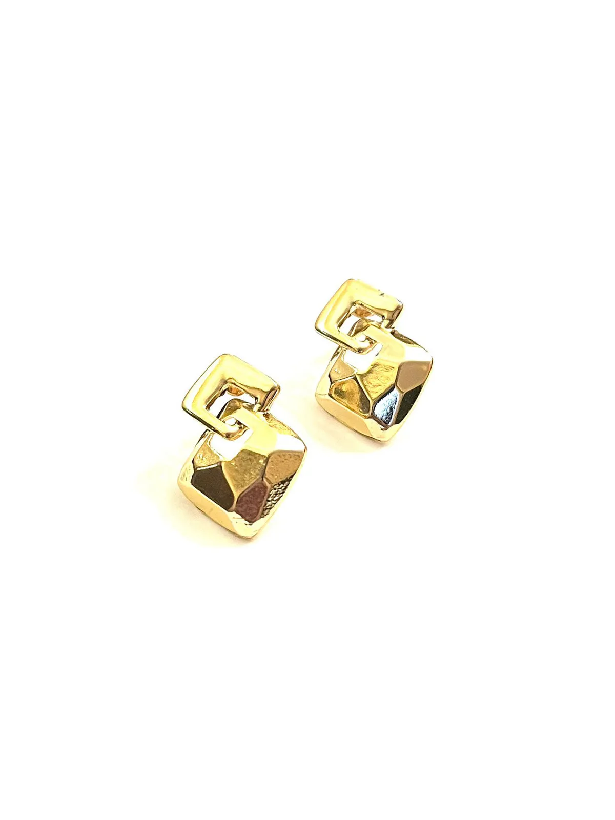 Double Squared Earrings - Trio Earrings