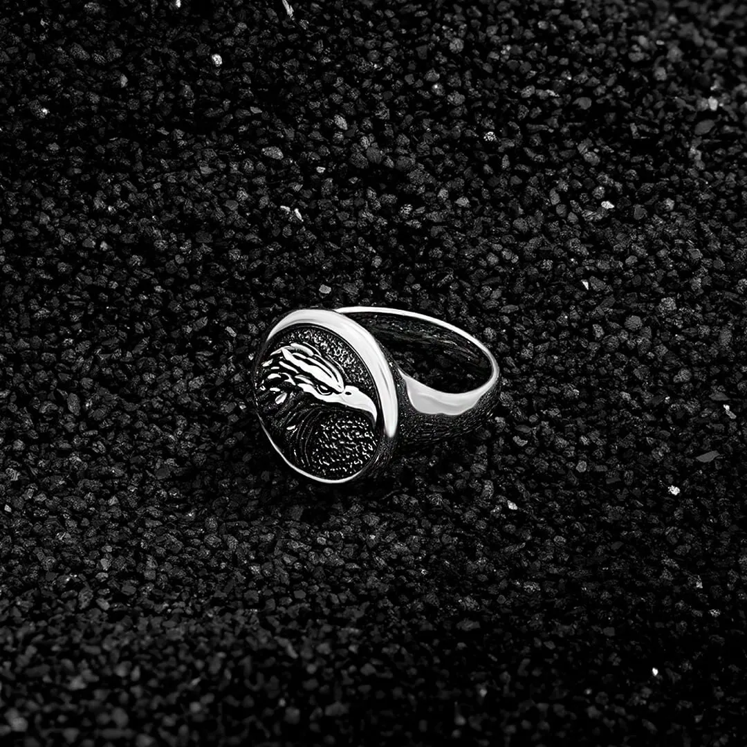 Eagle Ring - Solid Silver