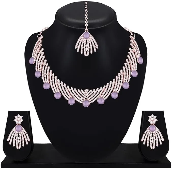 Elegant Necklace Earrings Set for Weddings