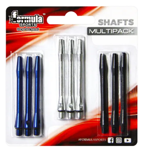 Formula Sports Coloured Alloy Shaft Multipack