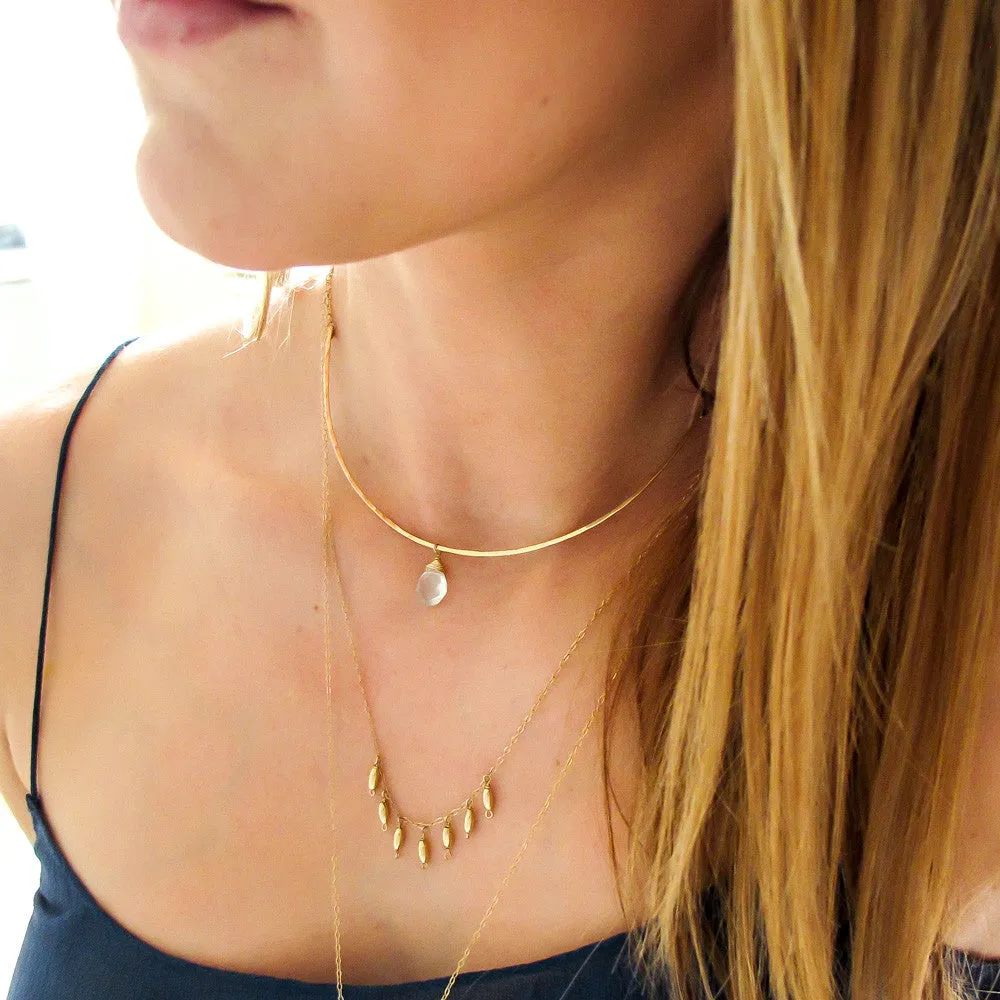 Gold Grain Necklace