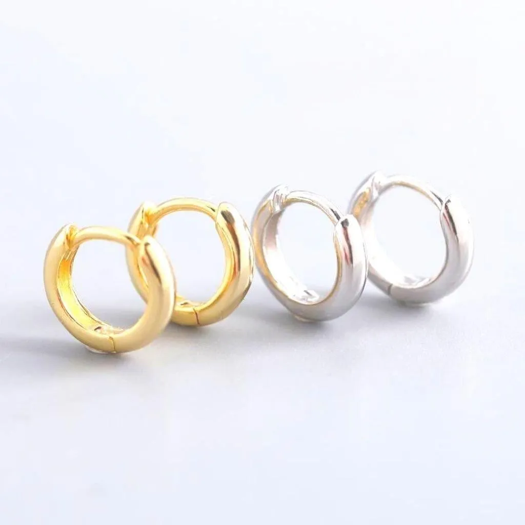 Gold Huggie Earrings