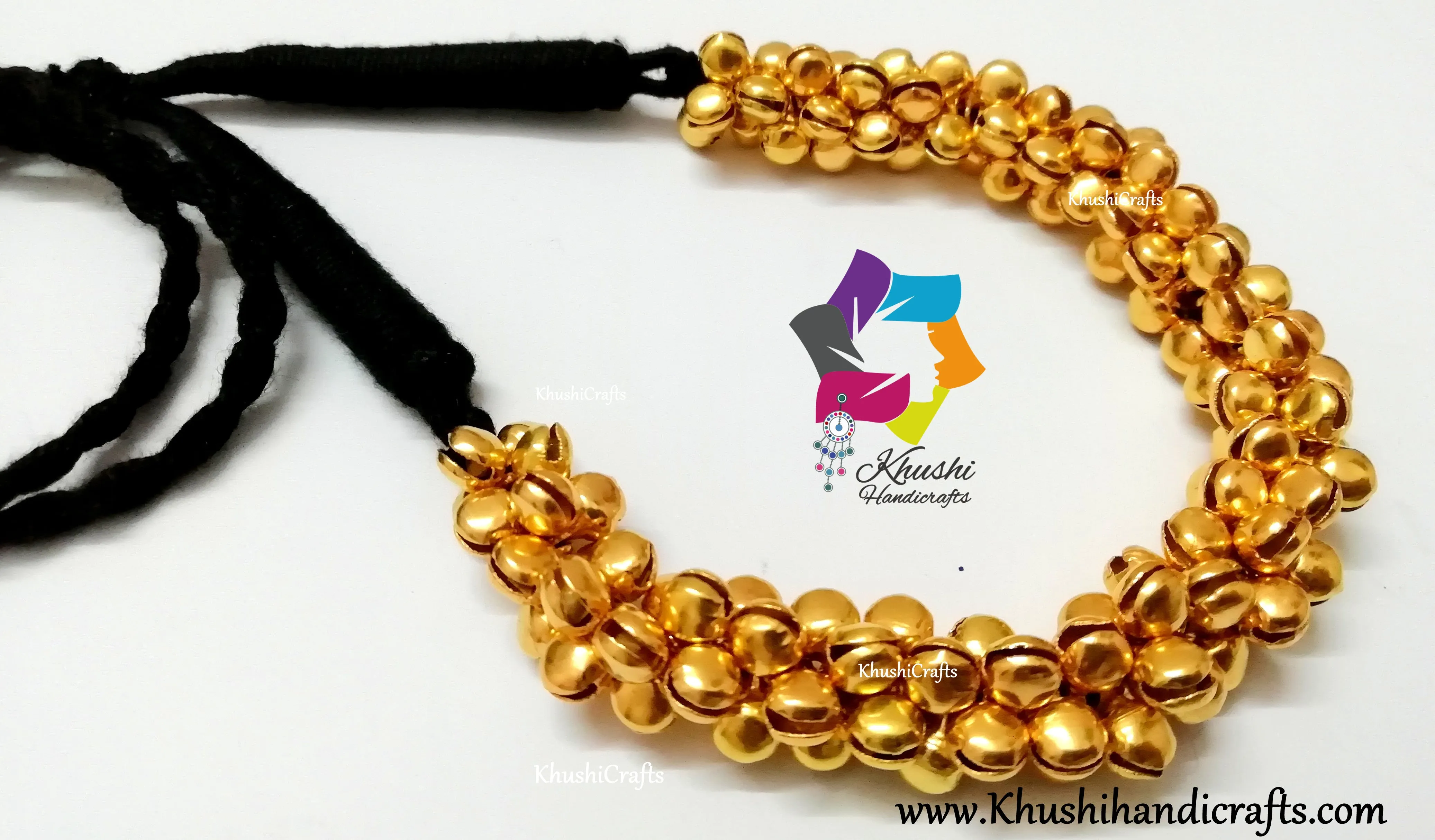 Gold shade Gungaroo / ghungroo Necklace