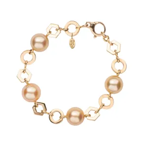 Golden South Sea Honeycomb Bracelet