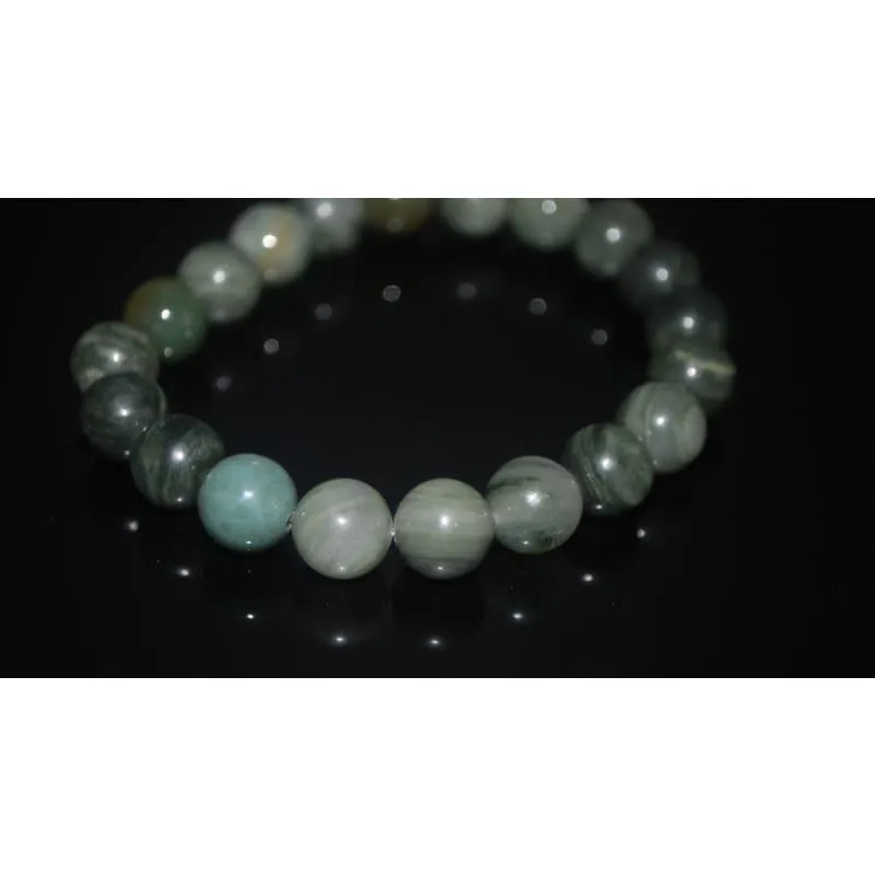 Green Agate Quartz Gemstone Bracelets