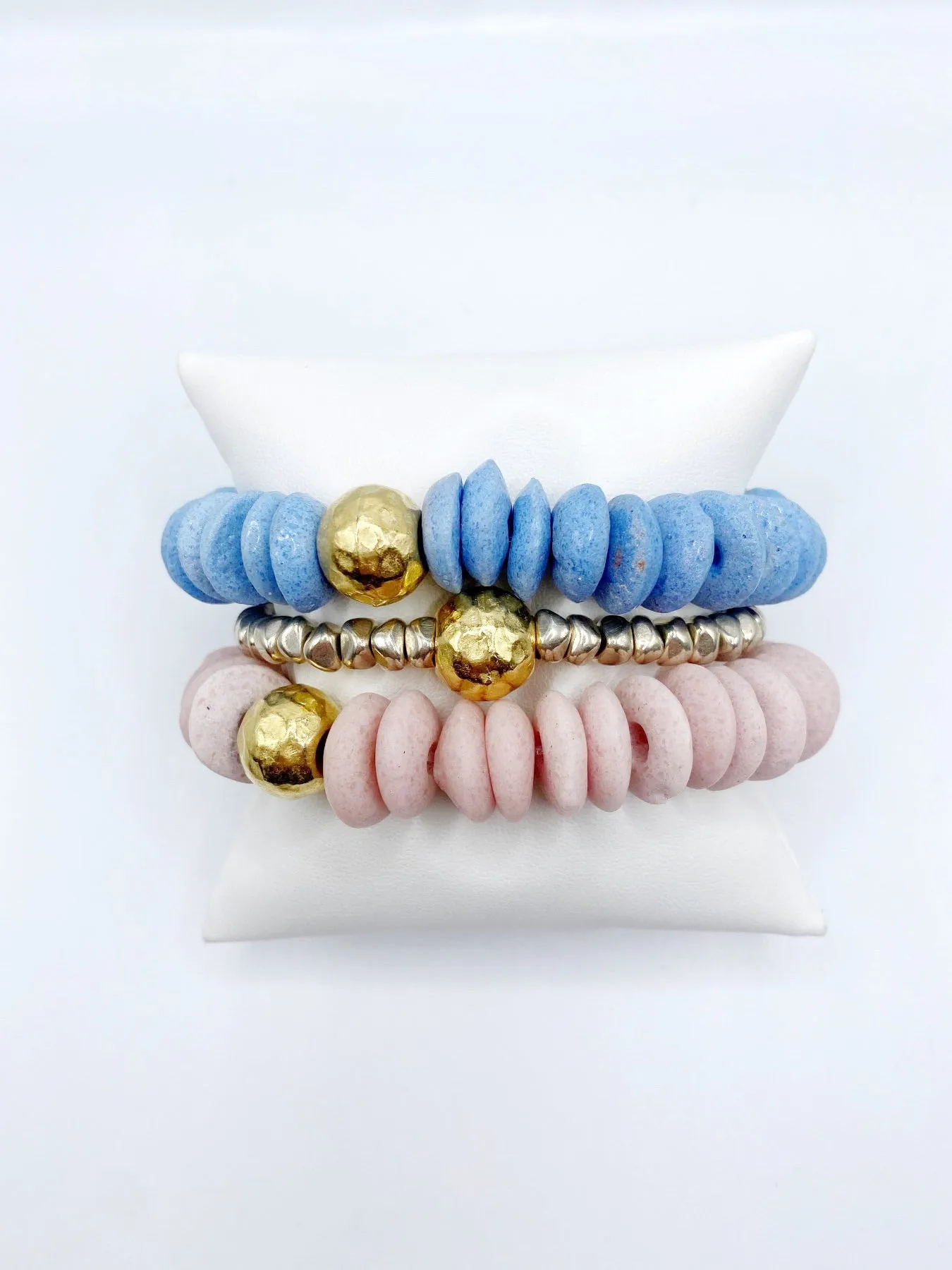 Heishi Clay Stretch Bracelets