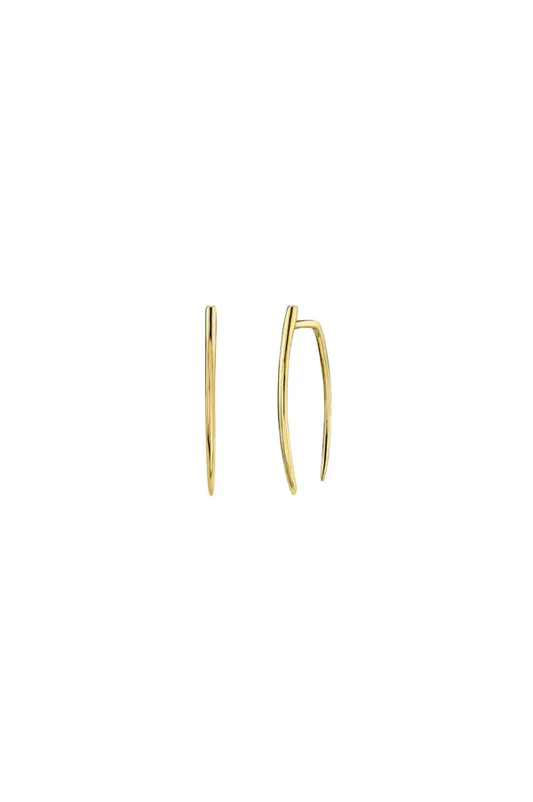 Large Classic Infinite Tusk Earrings