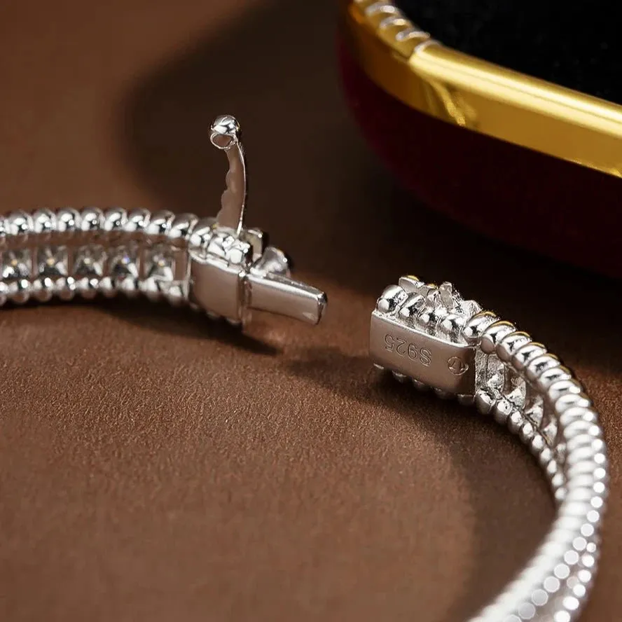 Luxurious 2mm Full Diamond Bracelet