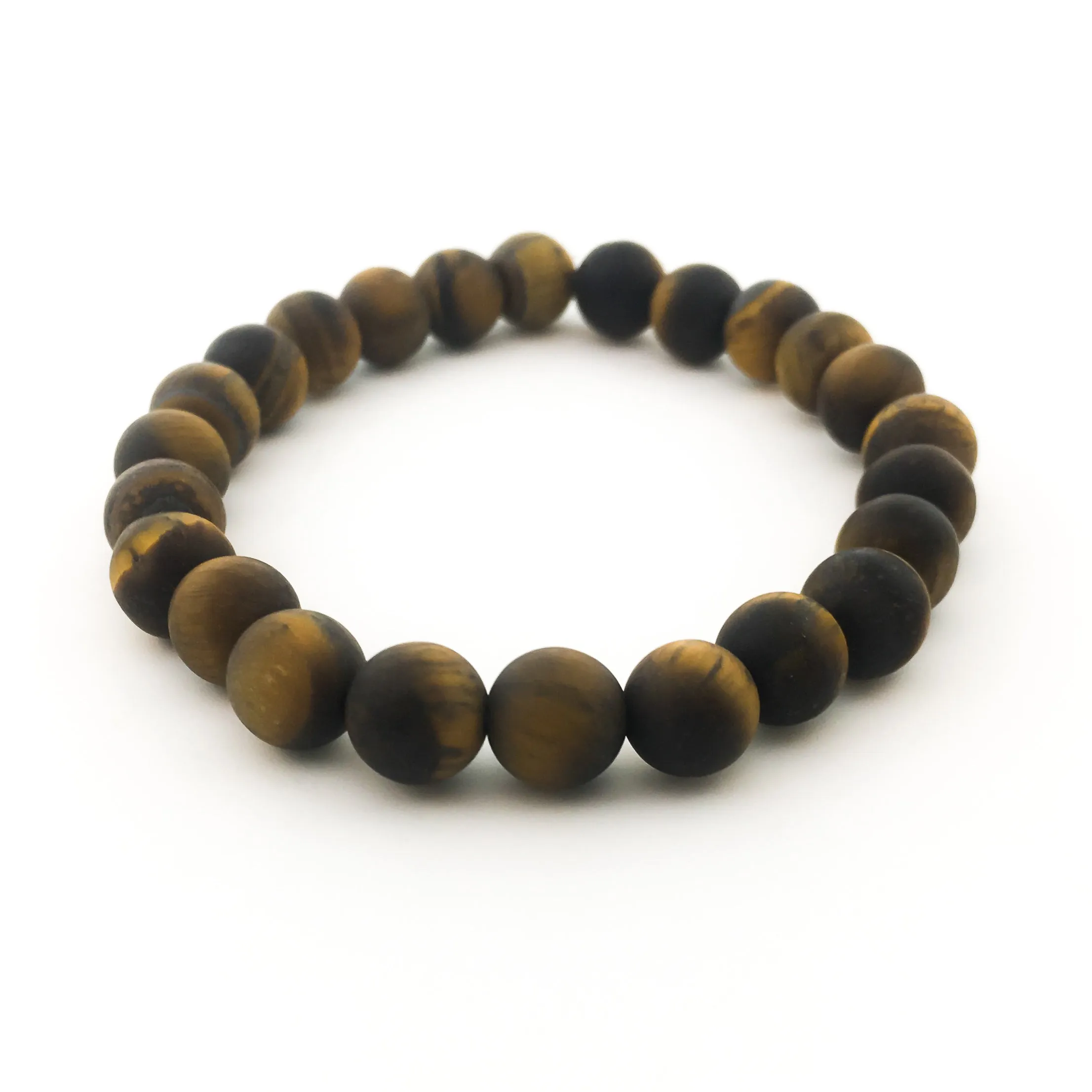 Men's Matte Tiger's Eye Bracelets