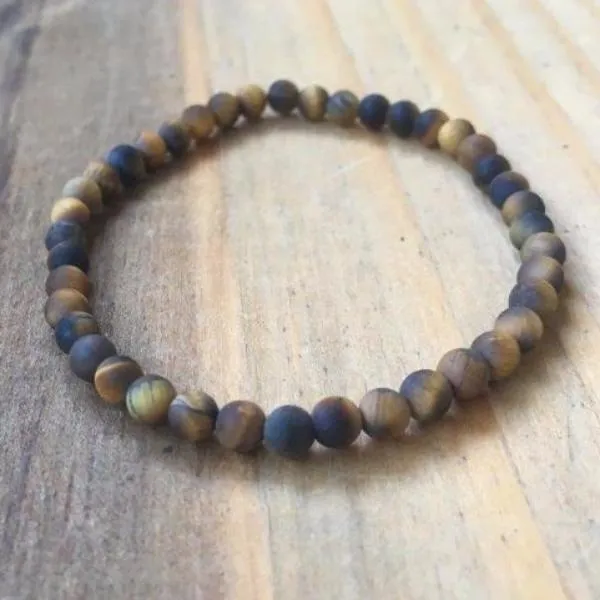 Men's Matte Tiger's Eye Bracelets