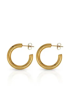 Palma Tube Hoop Earrings