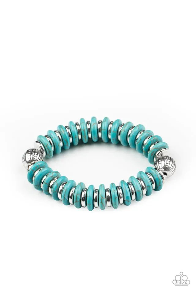 Paparazzi Bracelet ~ Eco Experience - Blue