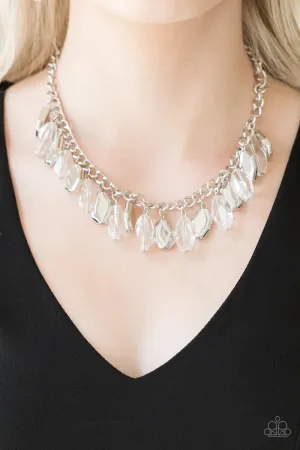 Paparazzi Fringe Fabulous White Necklace Set