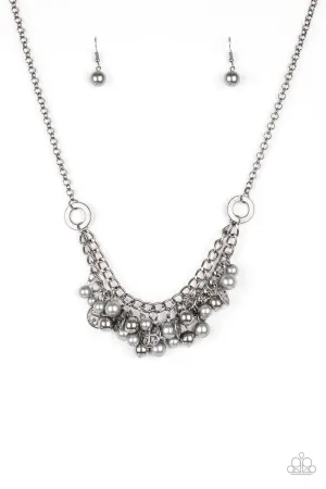 Paparazzi Necklace ~ Cinderella Glam - Black