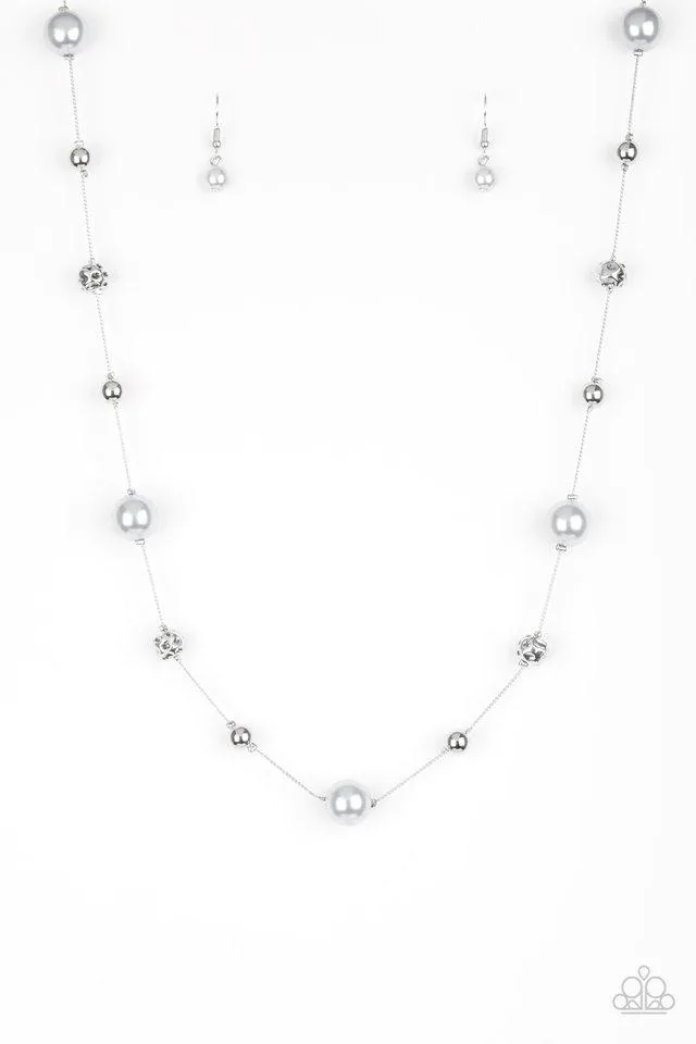 Paparazzi Necklace ~ Eloquently Eloquent - Silver