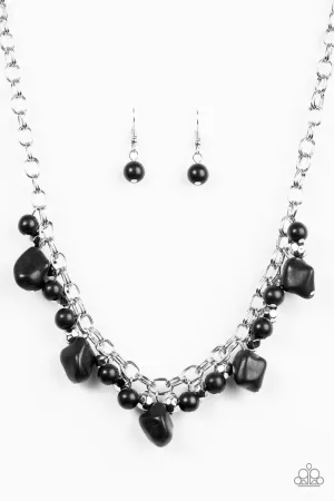 Paparazzi Necklace ~ Paleo Princess - Black