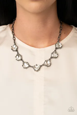 Paparazzi Necklace ~ Star Quality Sparkle - Black