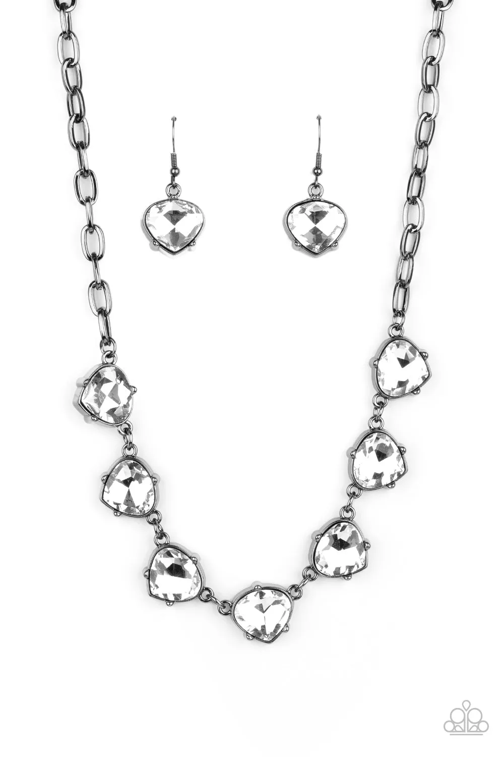 Paparazzi Necklace ~ Star Quality Sparkle - Black