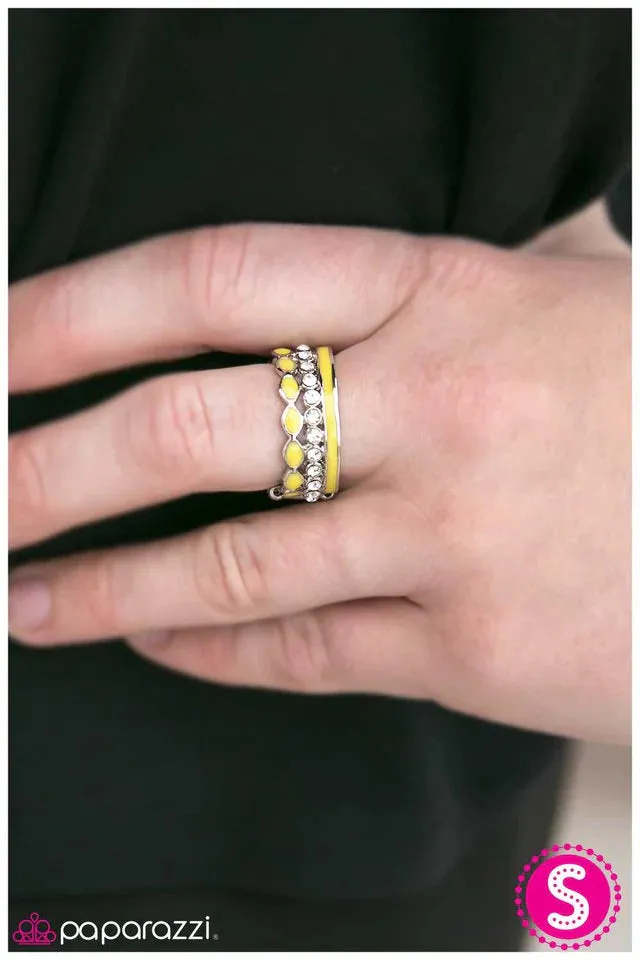 Paparazzi Ring ~ Fool Me Once... - Yellow