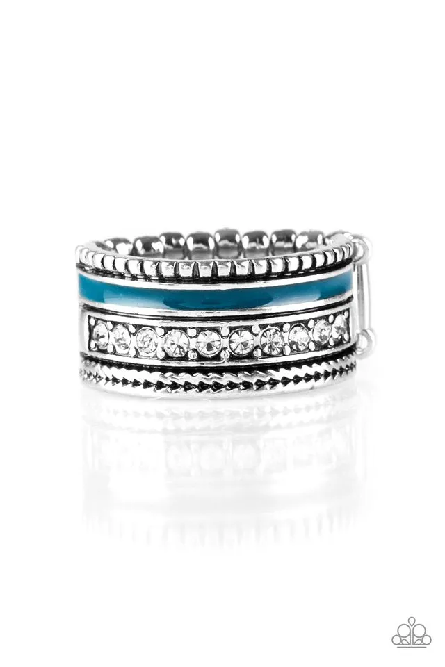 Paparazzi Ring ~ Rich Rogue - Blue