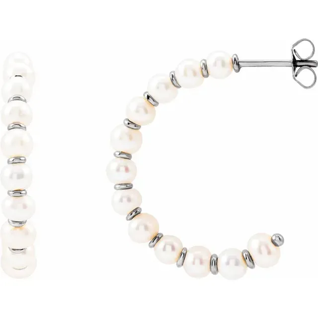 Pearl Hoops