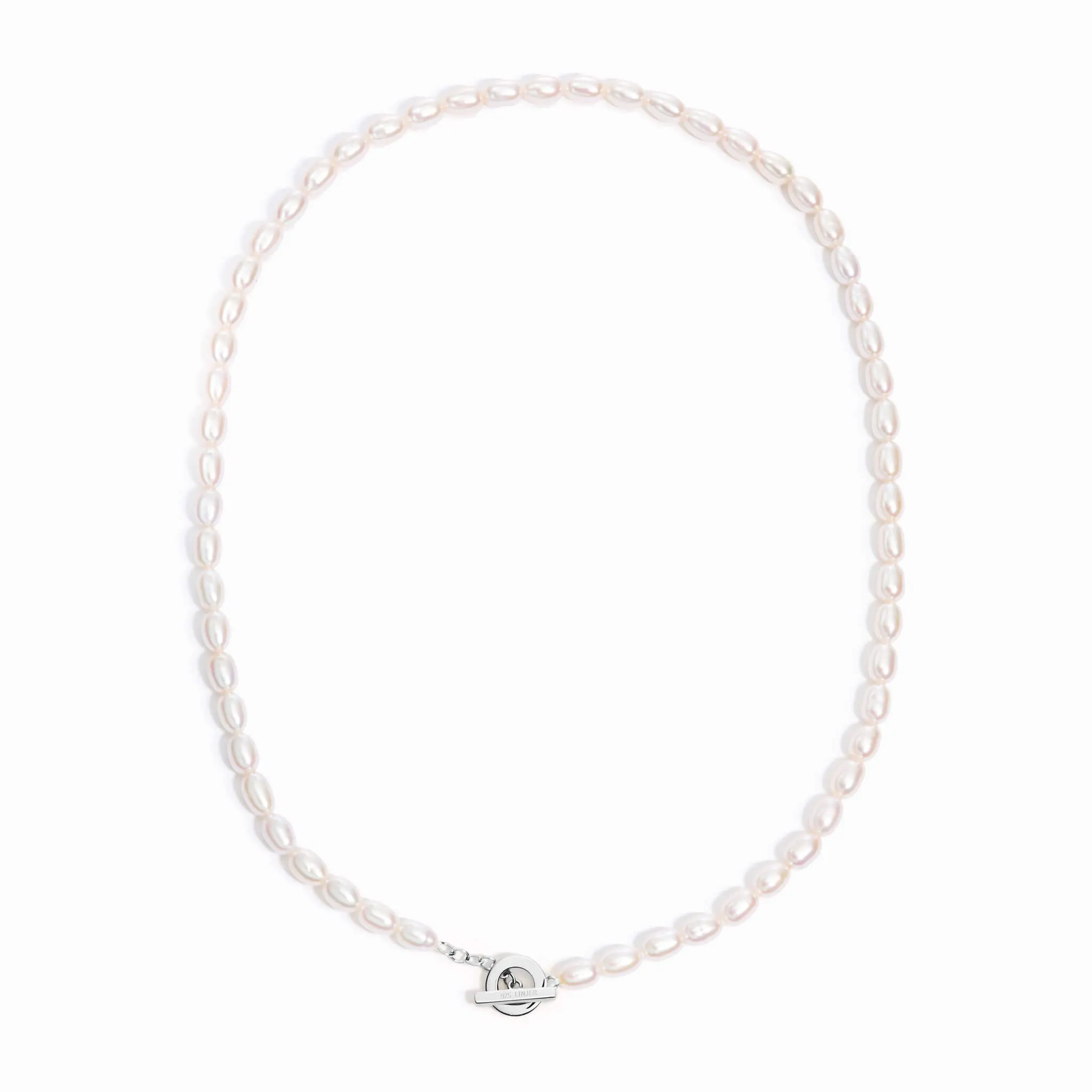 Pearl Necklace Silver - Astrid