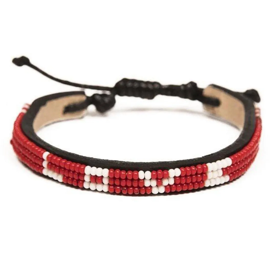 Red Skinny LOVE Bracelet - Small