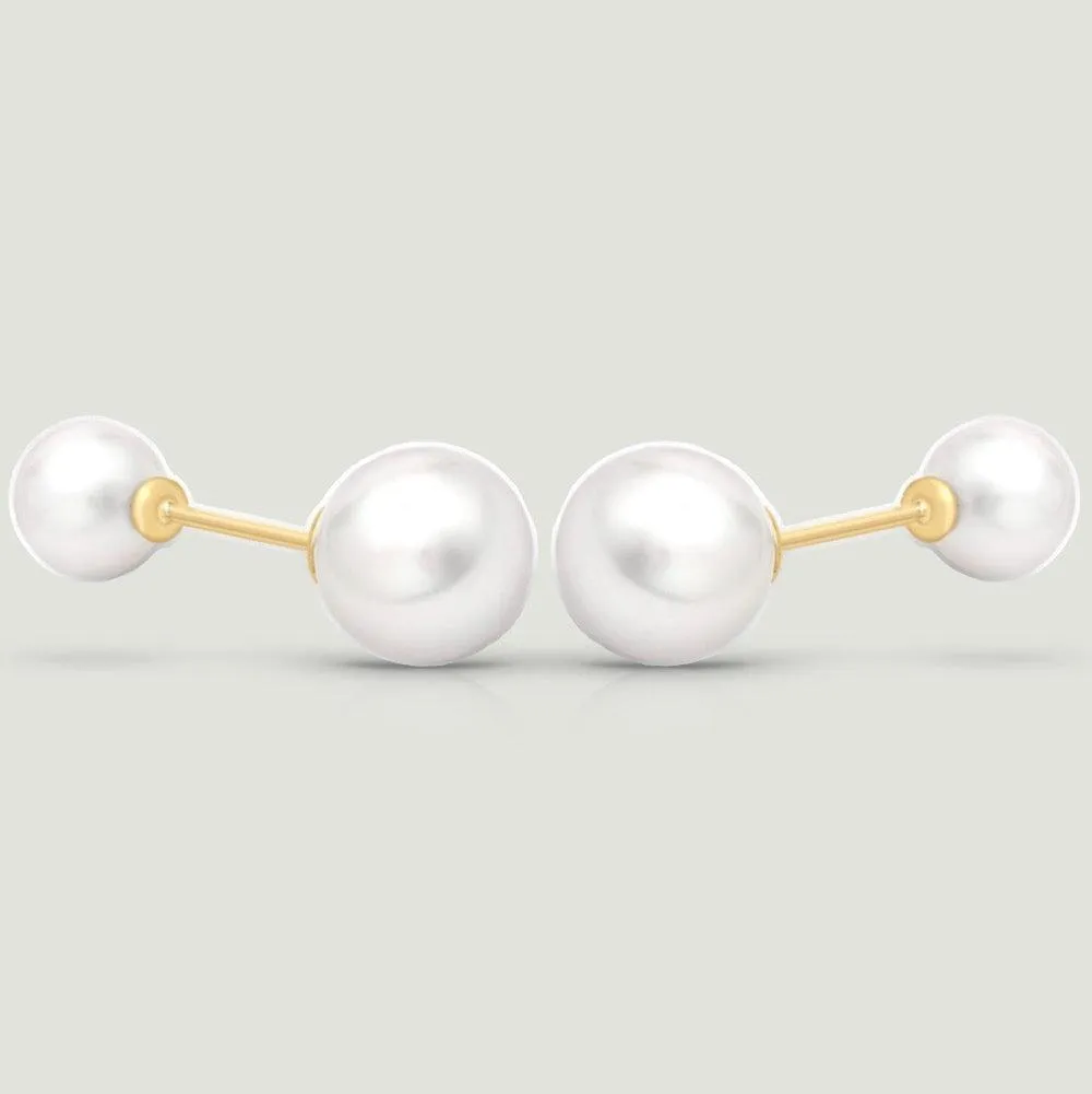 Reversible Pearl Studs