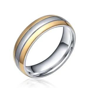 Simple Men's Titanium Wedding Band