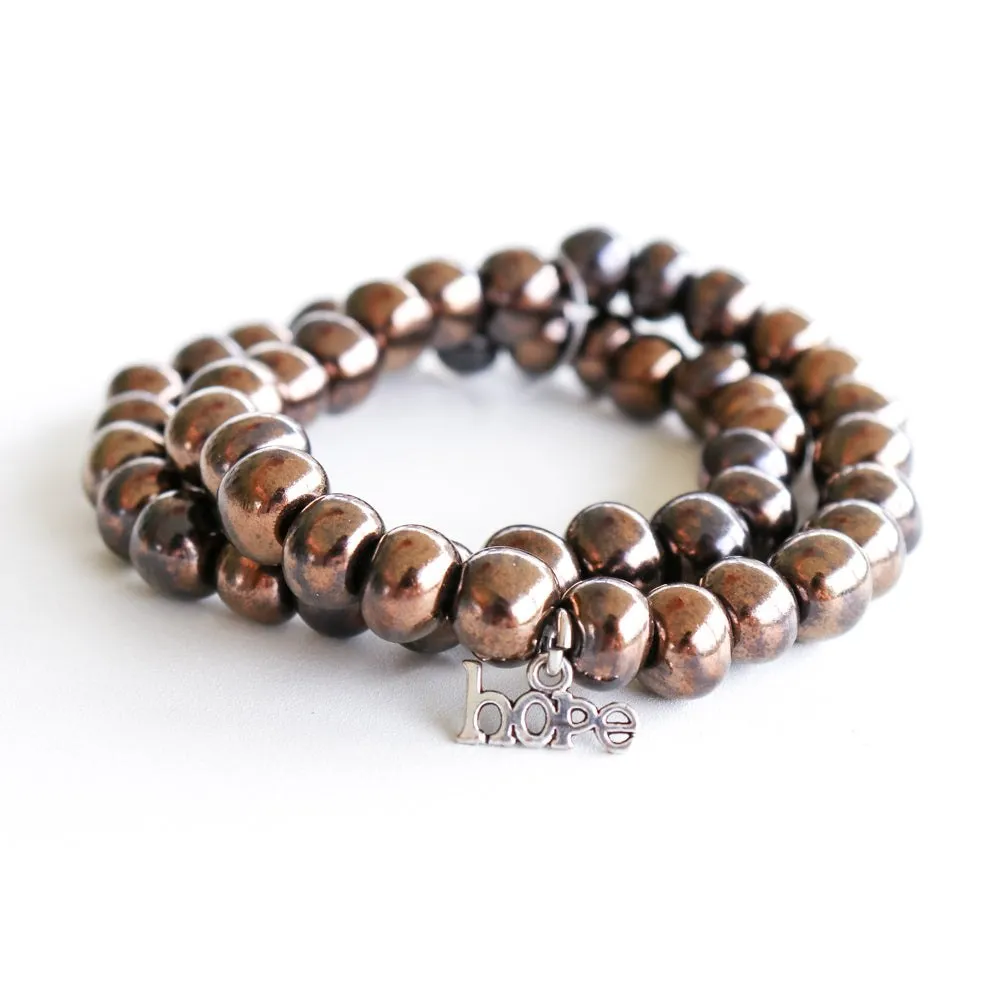 SwaziMUD™ Double HOPE Bracelet