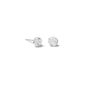 Theresa Stud Earrings 18ct White Gold - Diamond