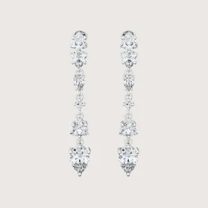 Variegated Kaleidoscope Drop Diamond Earrings