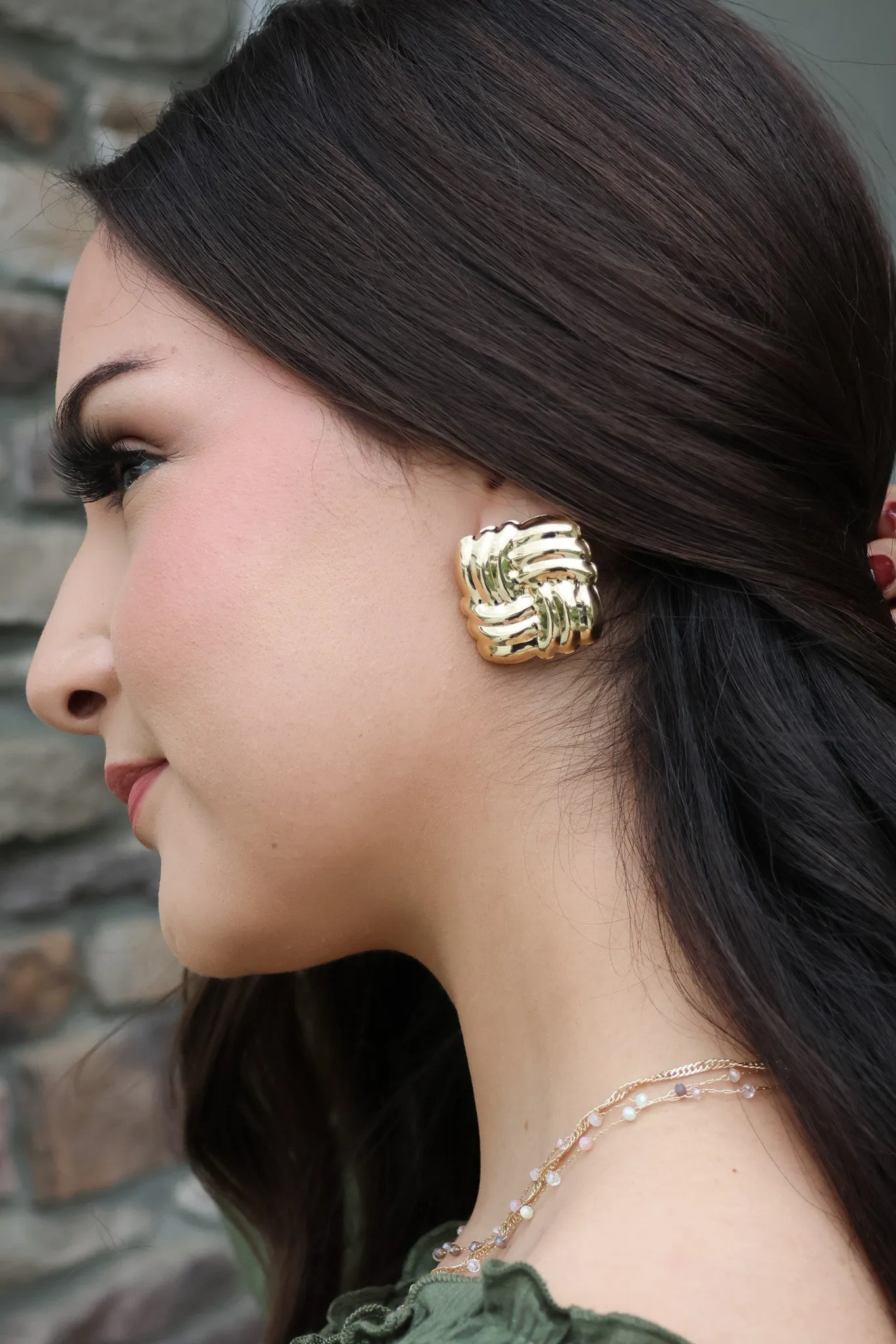 Woven In Earrings